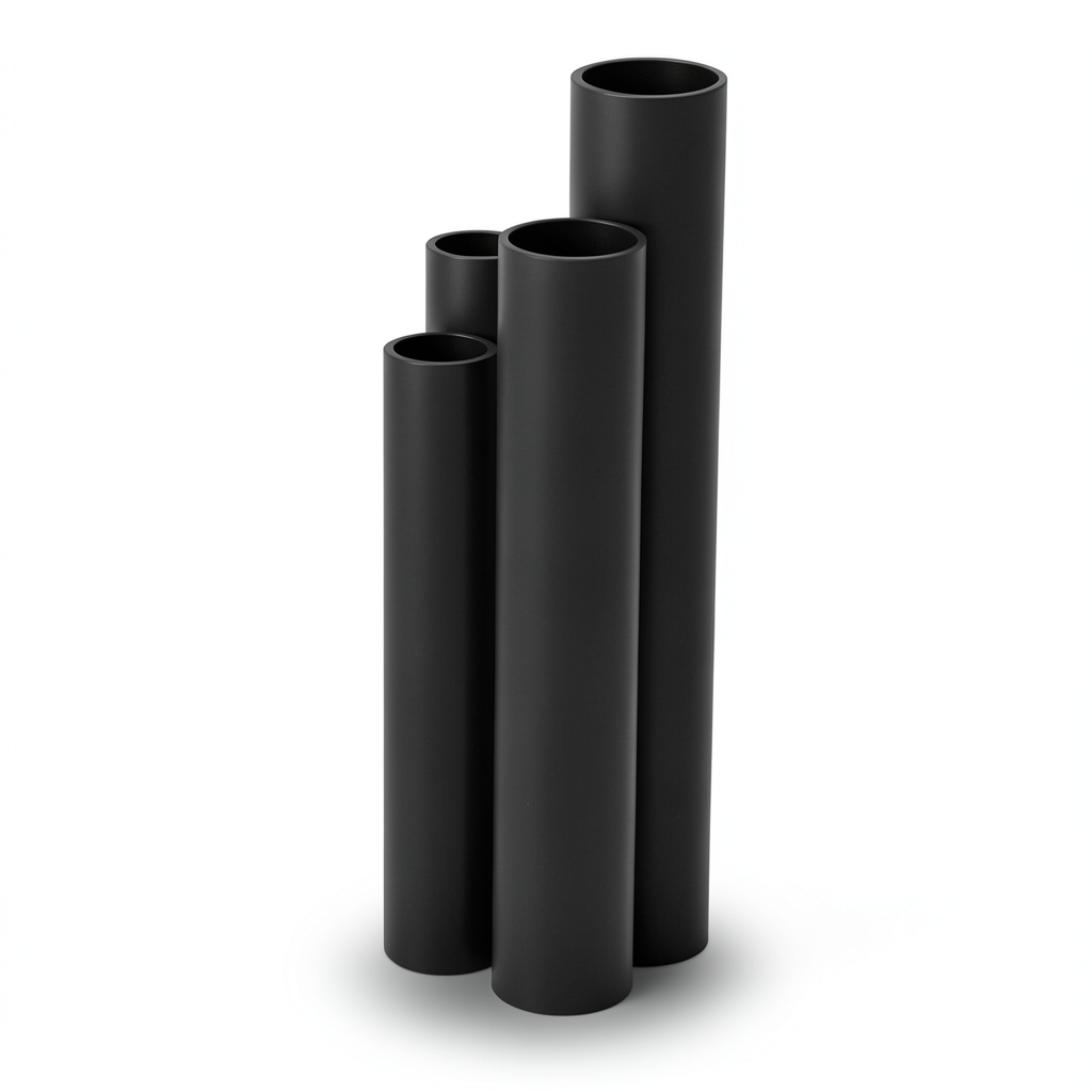أنابيب HDPE SDR17 قطر خارجي 800 مم سمك 47.4 مم لون أسود