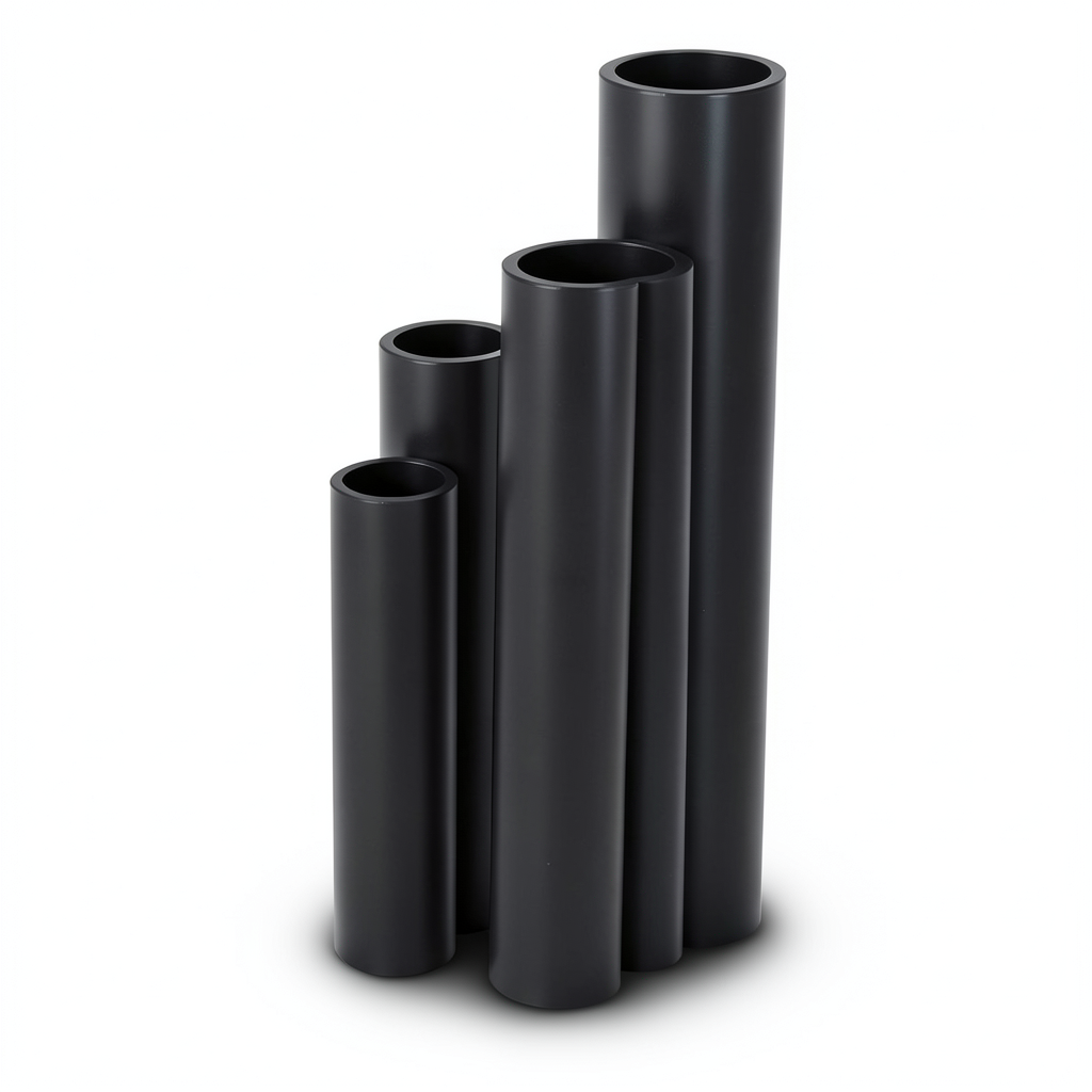 HDPE Pipes SDR17 Outside Diameter 900 mm Thickness 53.3 mm Black