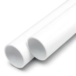 مواسير UPVC ضغط اسمي 6 بار قطر خارجي 50 مم سمك 1.6 مم لون أبيض