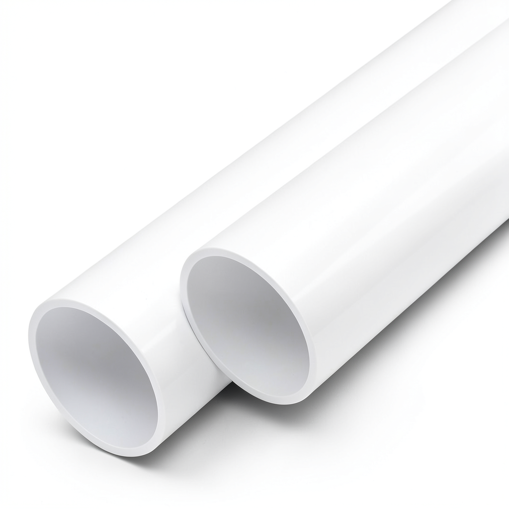UPVC Pipes Nominal Pressure 6 Bar Outside Diameter 63 mm Thickness 2 mm White