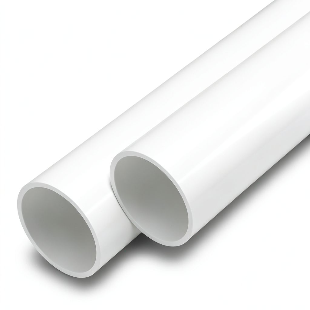 مواسير UPVC الوطني جدول 40 مقاس 3 إنش سمك 5.49 مم لون أبيض