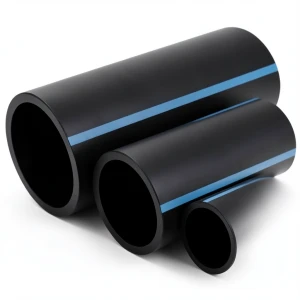 مواسير HDPE الوطني لشبكات المياه الغير مضغوطة ضغط 2 بار قطر خارجي 140 مم سمك 1.8 مم أسود