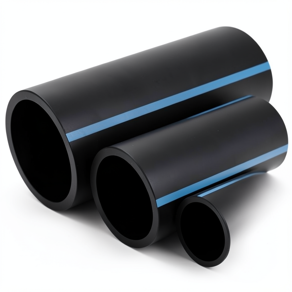 NPF HDPE Pipes Non Pressure 2 Bar OD 140 mm Thickness 1.8 mm Black