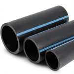 مواسير HDPE الوطني لشبكات المياه الغير مضغوطة ضغط 2 بار قطر خارجي 180 مم سمك 1.8 مم لون اسود