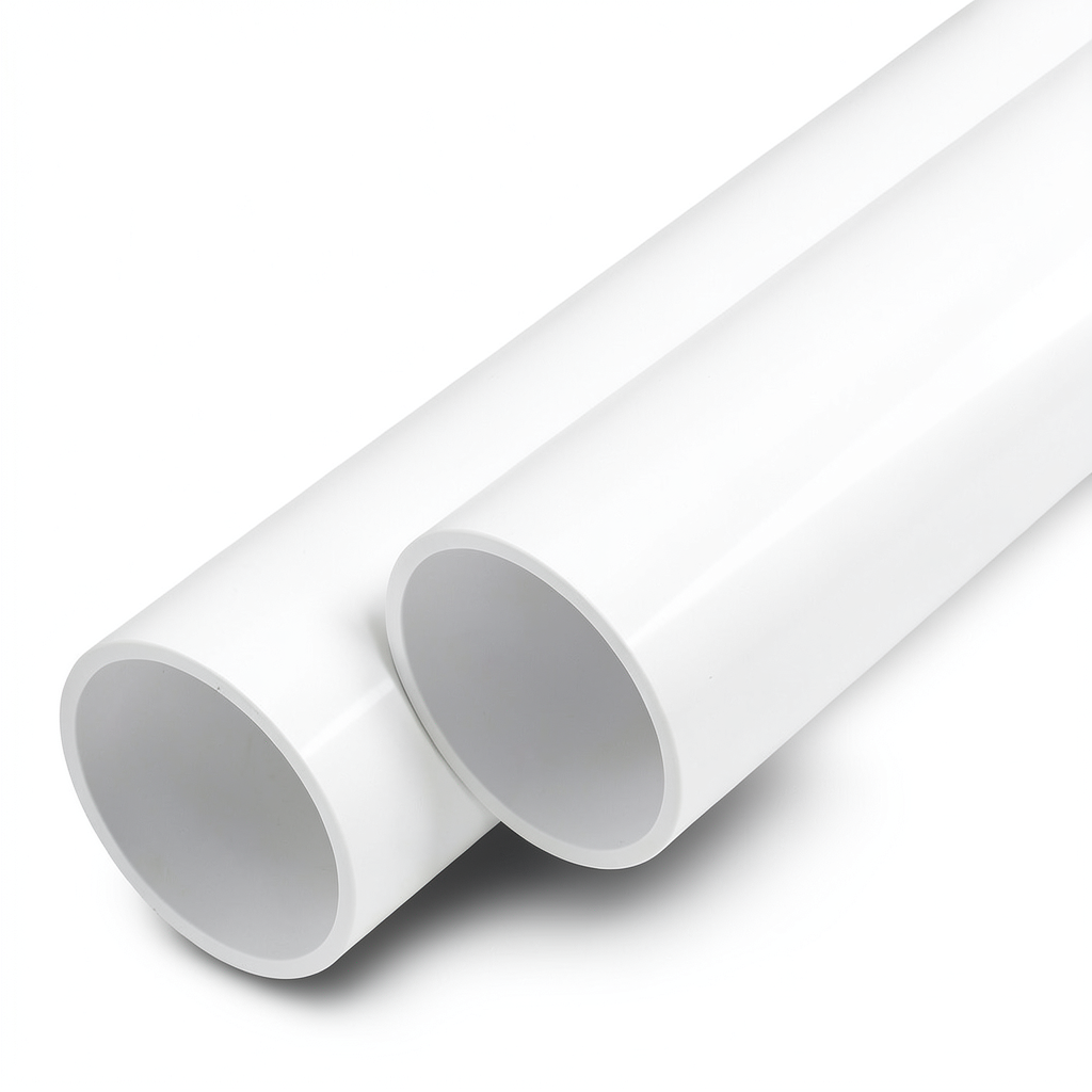 UPVC Pipes Nominal Pressure 6 Bar Outside Diameter 250 mm Thickness 6.2 mm White