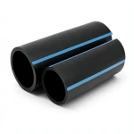 مواسير HDPE الوطني لشبكات المياه الغير مضغوطة ضغط 2 بار قطر خارجي 180 مم سمك 1.8 مم لون اسود