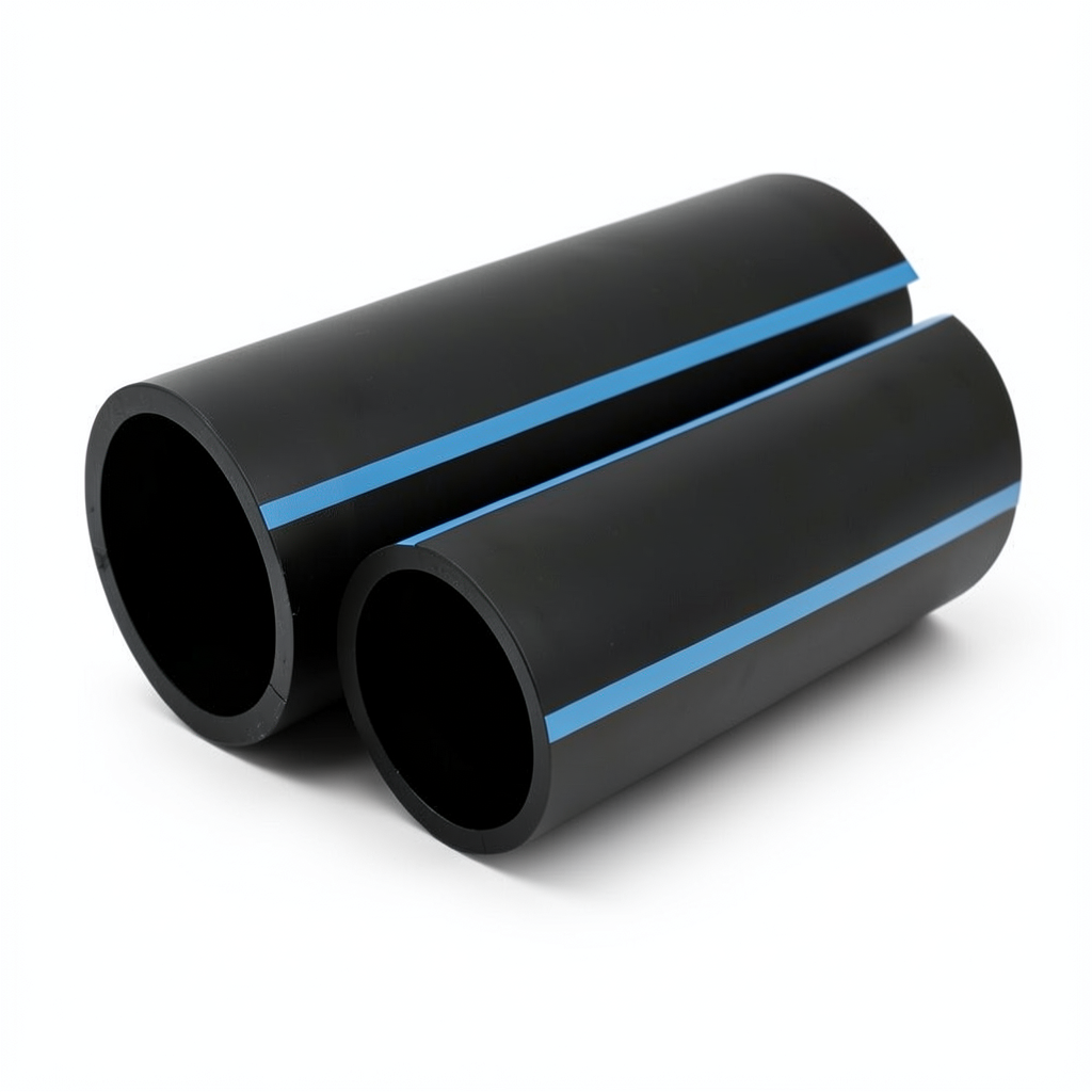 مواسير HDPE الوطني لشبكات المياه الغير مضغوطة ضغط 2 بار قطر خارجي 180 مم سمك 1.8 مم لون اسود