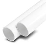 مواسير UPVC ضغط اسمي 6 بار قطر خارجي 90 مم سمك 2.8 مم لون أبيض