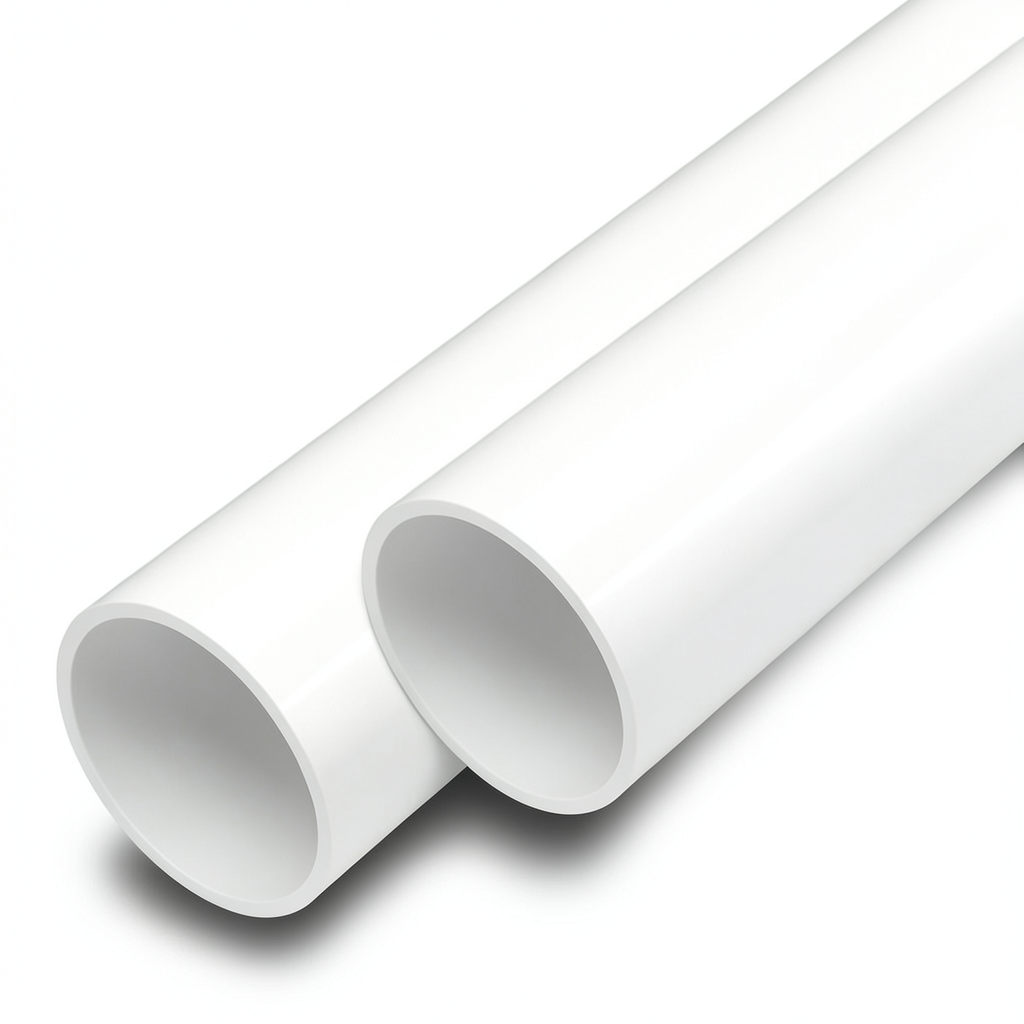 مواسير UPVC الوطني جدول 40 مقاس 4 إنش سمك 6.02 مم لون أبيض