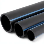 مواسير HDPE الوطني لشبكات المياه الغير مضغوطة ضغط 2 بار قطر خارجي 280 مم سمك 2.3 مم لون اسود