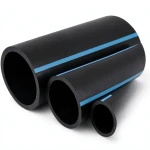 مواسير HDPE الوطني لشبكات المياه الغير مضغوطة ضغط 2 بار قطر خارجي 315 مم سمك 2.5 مم لون اسود