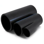 مواسير HDPE الوطني لشبكات المياه الغير مضغوطة ضغط 2 بار قطر خارجي 315 مم سمك 2.5 مم لون اسود