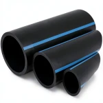 مواسير HDPE الوطني لشبكات المياه الغير مضغوطة ضغط 2 بار قطر خارجي 355 مم سمك 2.9 مم لون أسود