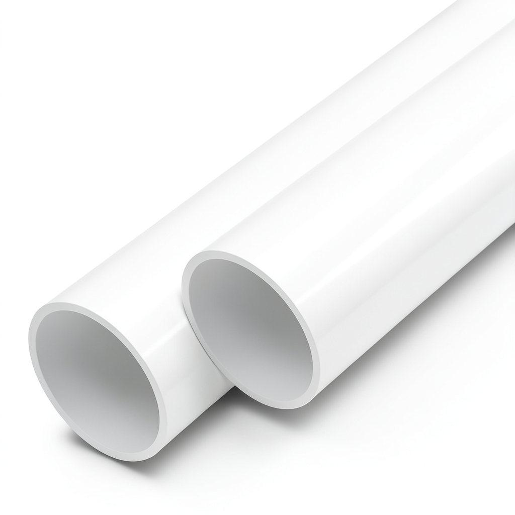 مواسير UPVC ضغط اسمي 6 بار قطر خارجي 400 مم سمك 9.8 مم لون أبيض