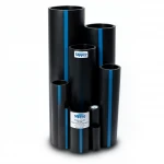 Sappco HDPE Pipe   PE 100  Size 50 mm Thickness 3 mm Black Color