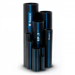 Sappco HDPE Pipe DR 11 PN 13.79 Bar Size (OD) 110 mm Thickness 10 mm Black Color