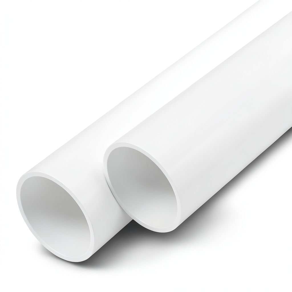 UPVC Pipes National Pressure 8 Bar 140 mm Diameter 4.3 mm Thickness White