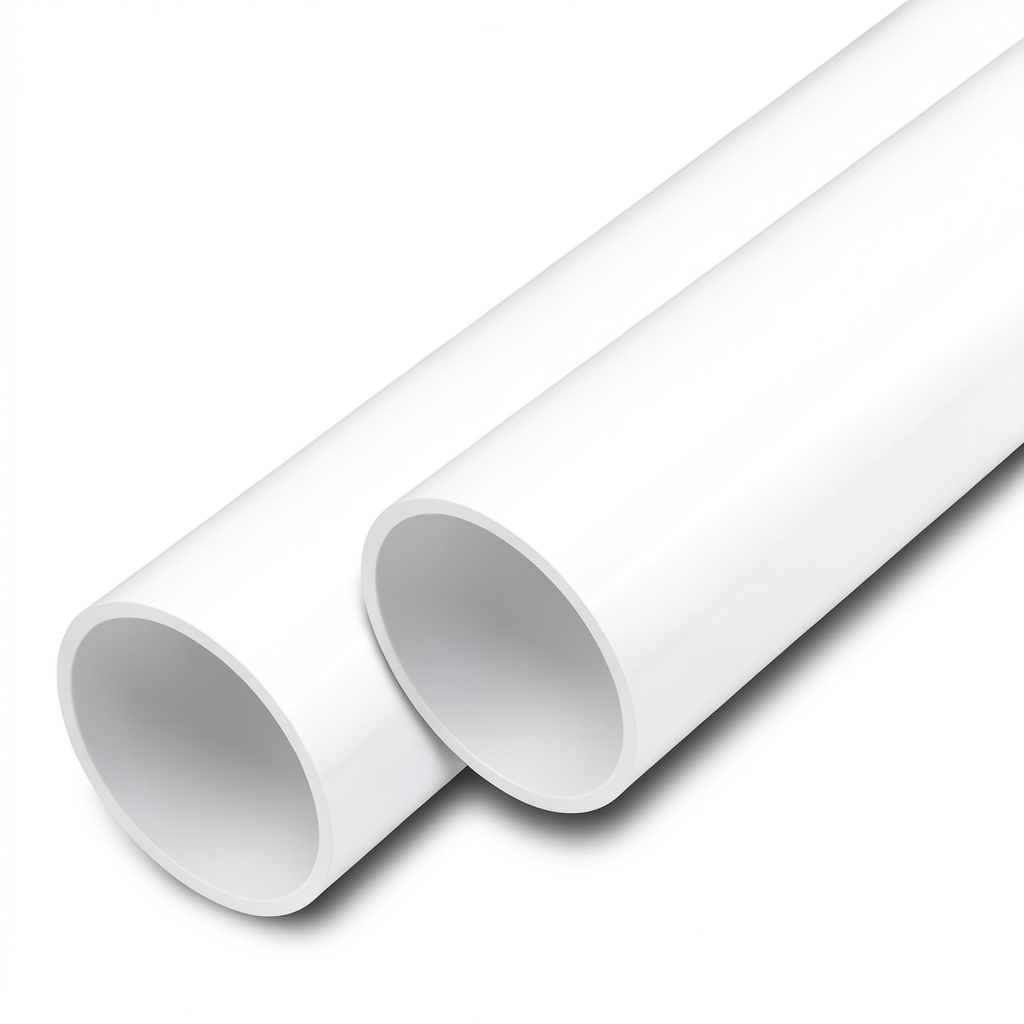 مواسير UPVC الوطني جدول 40 مقاس 6 إنش سمك 7.11 مم لون أبيض