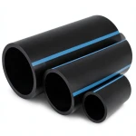 مواسير HDPE الوطني لشبكات المياه الغير مضغوطة ضغط 2 بار قطر خارجي 500 مم سمك 4 مم لون اسود