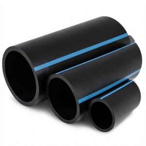 مواسير HDPE الوطني لشبكات المياه الغير مضغوطة ضغط 2 بار قطر خارجي 500 مم سمك 4 مم لون اسود