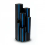 Sappco HDPE Pipe DR 11 PN 13.79 Bar Size (OD) 200 mm Thickness 18.2 mm Black Color