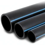 مواسير HDPE الوطني لشبكات المياه الغير مضغوطة ضغط 2 بار قطر خارجي 630 مم سمك 5 مم لون أسود