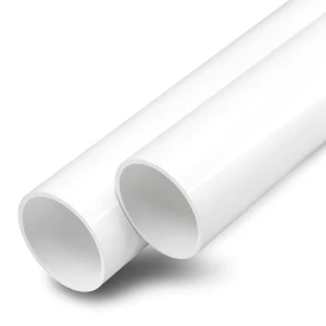 مواسير UPVC ضغط 8 بار قطر خارجي 160 مم سمك 4.9 مم لون أبيض