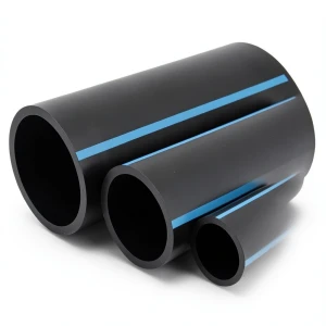 مواسير HDPE الوطني لشبكات المياه الغير مضغوطة ضغط 2 بار قطر خارجي 630 مم سمك 5 مم لون أسود