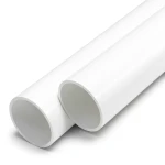 مواسير UPVC ضغط اسمي 8 بار قطر 40 مم سمك 1.6 مم لون أبيض