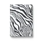 Italian Wallpaper 10mx0.70m White with Black Patterned Design, Model rc17065