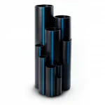 Sappco HDPE Pipe   PE 100  Size (OD) 200 mm Thickness 7.7 mm Black Color