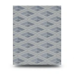 Geometric Wallpaper Gray Color 10m x 0.70m, Model Z76050