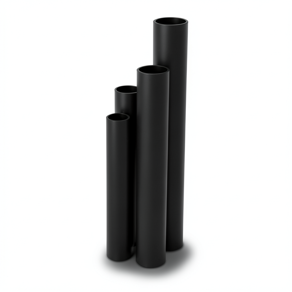 HDPE Pipes SDR17 Outside Diameter 1000 mm Thickness 59.3 mm Black