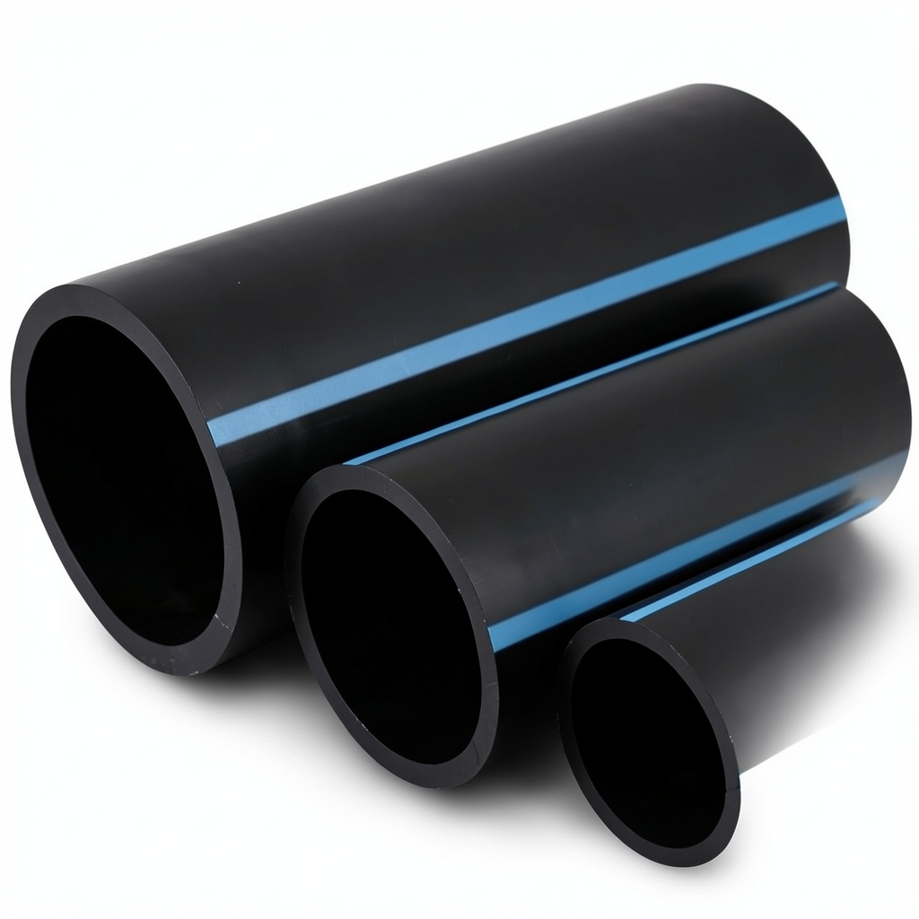 NPF HDPE Pipes Non Pressure 2 Bar OD 140 mm Thickness 1.8 mm Black