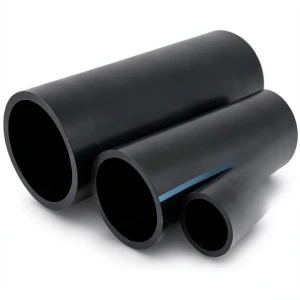 مواسير HDPE الوطني لشبكات المياه الغير مضغوطة ضغط 2 بار قطر خارجي 180 مم سمك 1.8 مم لون اسود