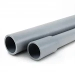 انابيب UPVC الوطنى ضغط 16 بار  قطر خارجي 90 مم سمك 6.70 مم لون رمادي