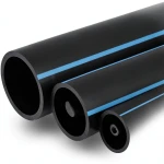 أنابيب HDPE الوطني لشبكات المياه الغير مضغوطة ضغط 2 بار قطر خارجي 250 مم سمك 2 مم لون أسود