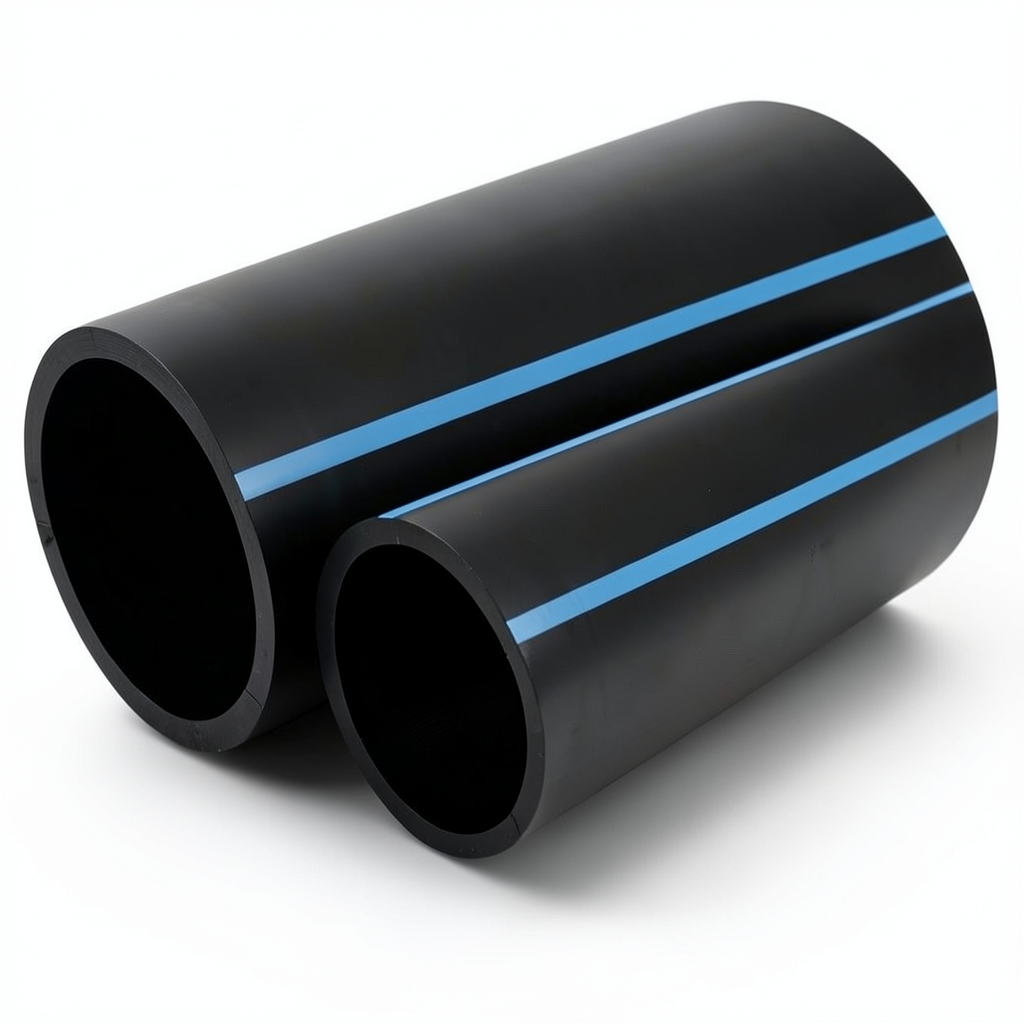 مواسير HDPE الوطني لشبكات المياه الغير مضغوطة ضغط 2 بار قطر خارجي 280 مم سمك 2.3 مم لون اسود