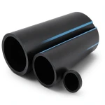 مواسير HDPE الوطني لشبكات المياه الغير مضغوطة ضغط 2 بار قطر خارجي 355 مم سمك 2.9 مم لون أسود