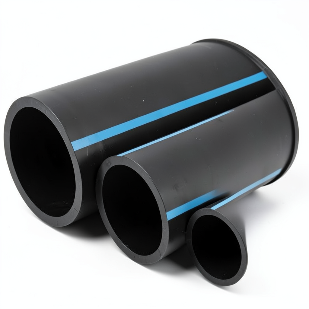 NPF HDPE Pipes Non Pressure 2 Bar 400 mm OD 3.2 mm Thickness Black