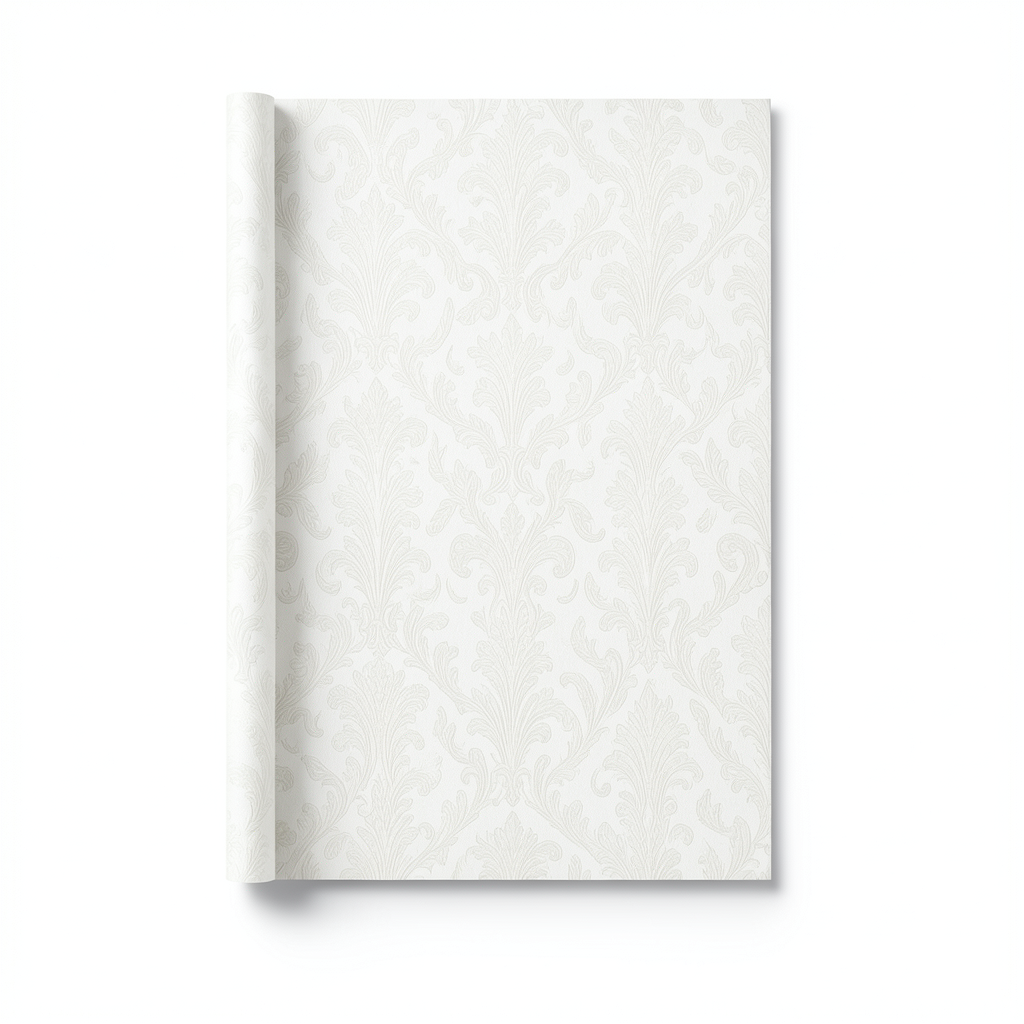 Italian Wallpaper Patterned Design Off White, Size 10m x 0.70m, Model rc17079