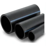 مواسير HDPE الوطني لشبكات المياه الغير مضغوطة ضغط 2 بار قطر خارجي 500 مم سمك 4 مم لون اسود