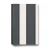Italian Wallpaper Dark Gray with Beige Striped Design, 10m x 0.70m - Image 1
