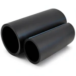 مواسير HDPE الوطني لشبكات المياه الغير مضغوطة ضغط 2 بار قطر خارجي 560 مم سمك 4.5 مم لون أسود