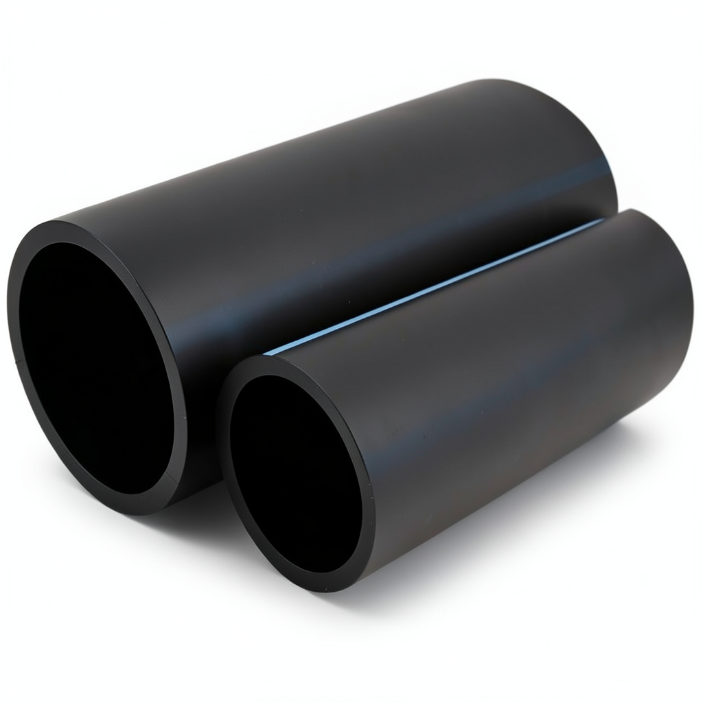 NPF HDPE Pipes Non Pressure Water Networks 2 Bar Pressure 560 mm OD 4.5 mm Thickness Black