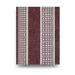 Italian Wallpaper Striped Design Size 10mx0.70m Dark Red