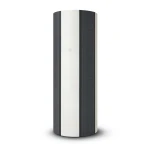 Italian Wallpaper Dark Gray with Beige Striped Design, 10m x 0.70m