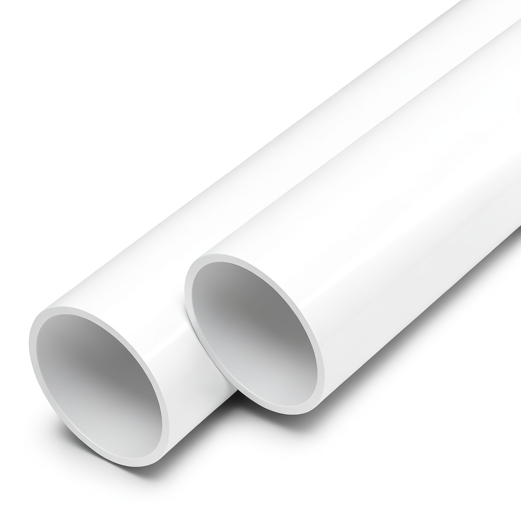 UPVC Pipes Nominal Pressure 8 Bar Outside Diameter 200 mm Thickness 6.2 mm White