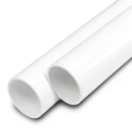 مواسير UPVC ضغط 8 بار قطر خارجي 250 مم سمك 7.7 مم لون أبيض