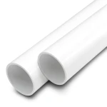 مواسير UPVC الوطني جدول 40 مقاس 8 إنش سمك 8.18 مم لون أبيض